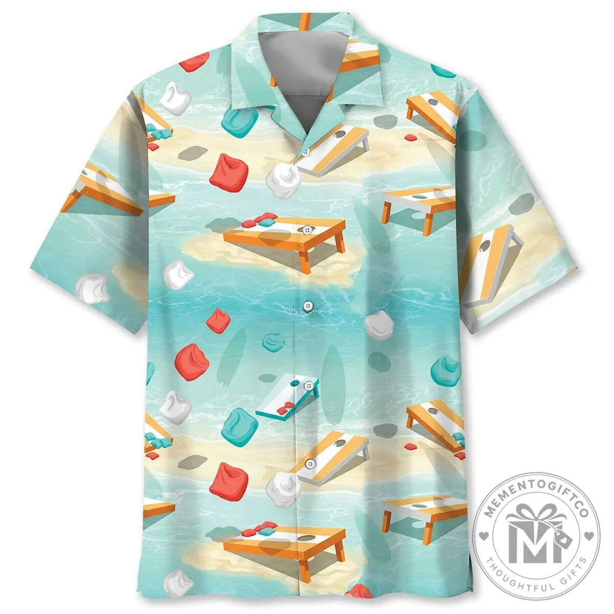 Cornhole Game Beach Party Hawaiian Shirt 2 Cornhole Game Beach Party Hawaiian Shirt