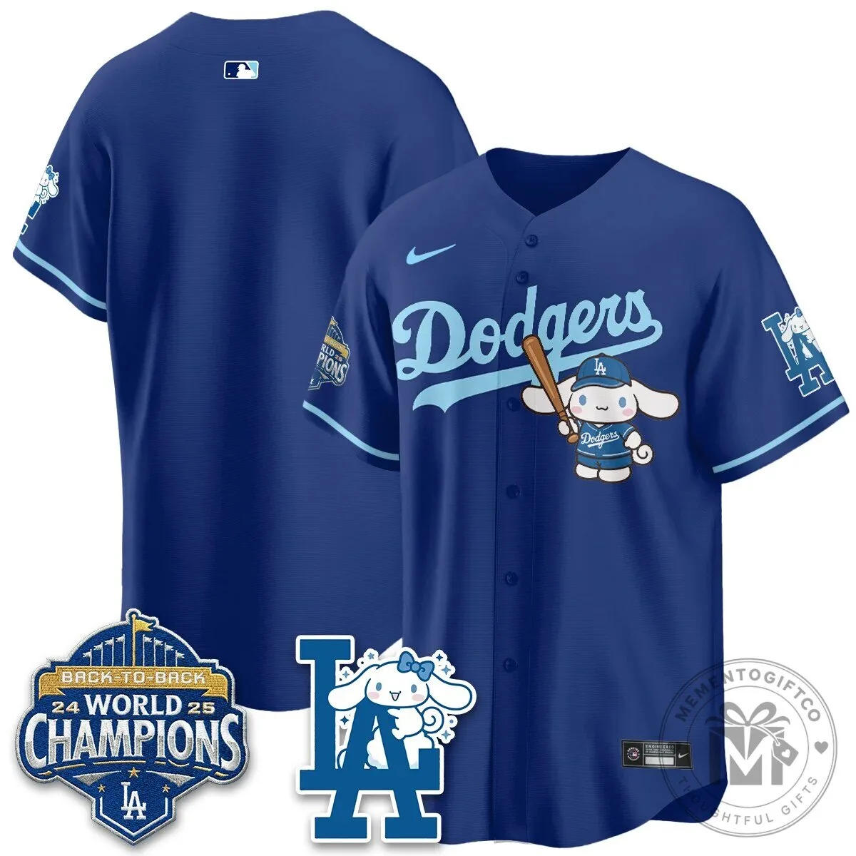 Los Angeles Dodgers Shohei Ohtani Cinnamoroll Edition Baseball Jersey 59 Los Angeles Dodgers Shohei Ohtani Cinnamoroll Edition Baseball Jersey