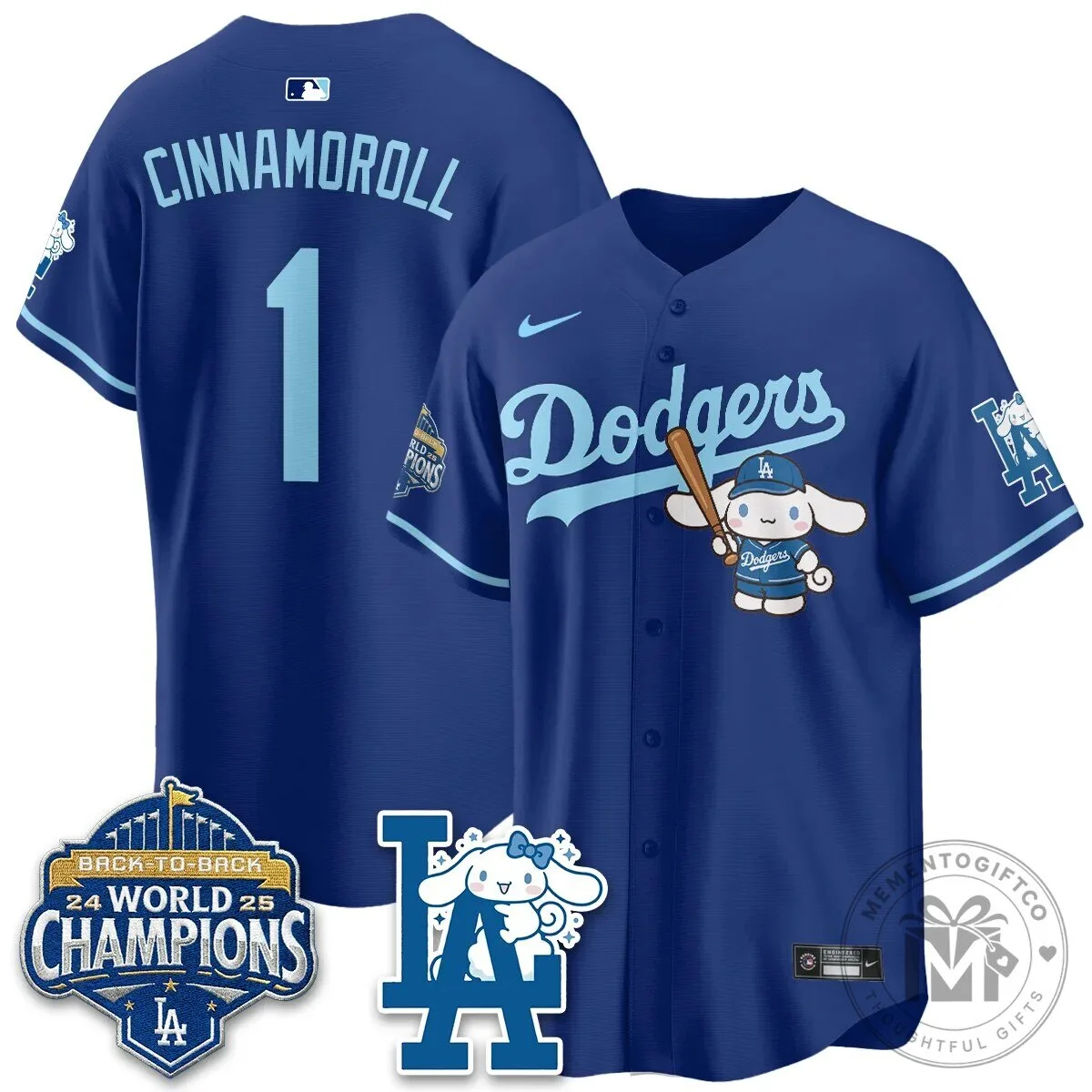 Los Angeles Dodgers Shohei Ohtani Cinnamoroll Edition Baseball Jersey 61 Los Angeles Dodgers Shohei Ohtani Cinnamoroll Edition Baseball Jersey