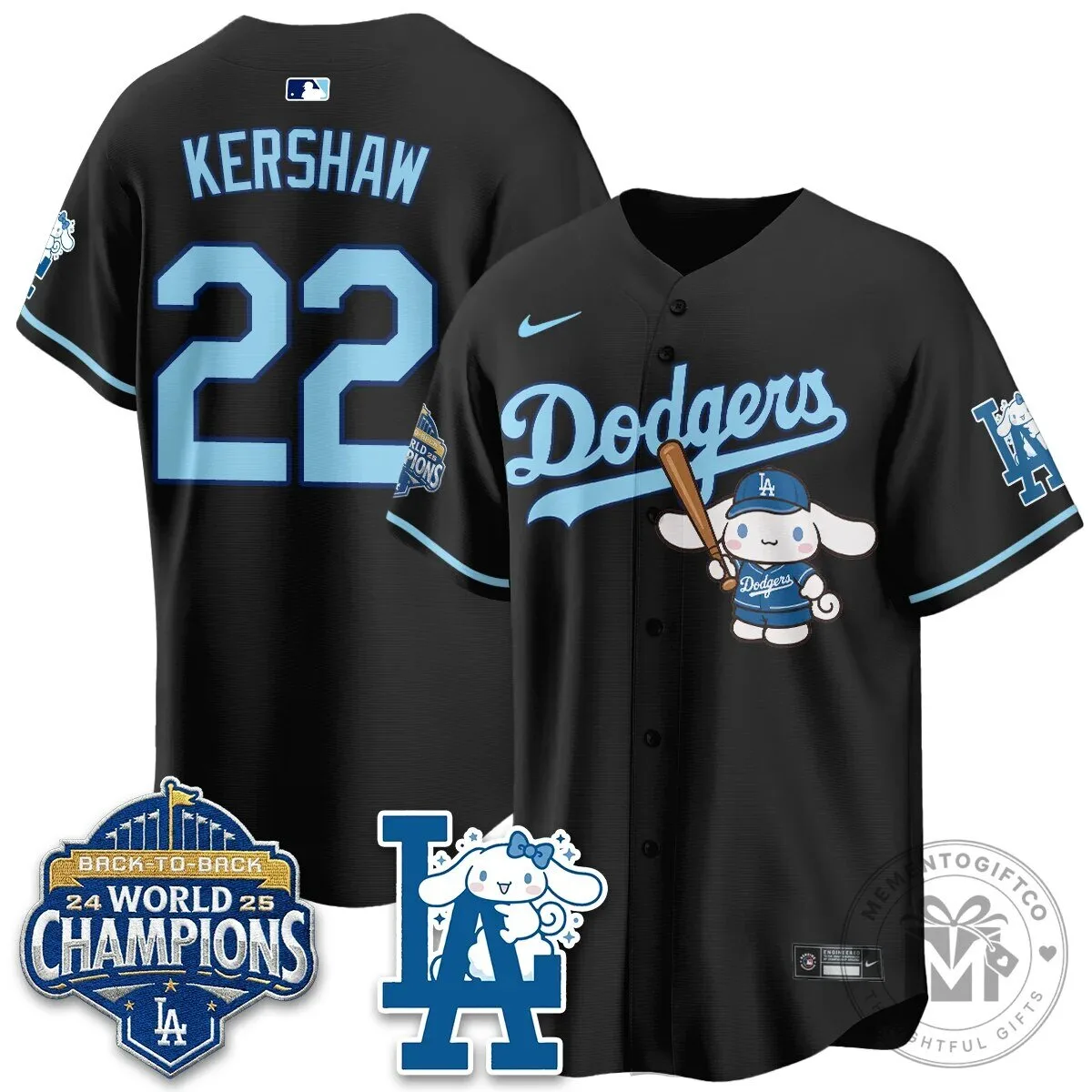 Los Angeles Dodgers Shohei Ohtani Cinnamoroll Edition Baseball Jersey 63 Los Angeles Dodgers Shohei Ohtani Cinnamoroll Edition Baseball Jersey