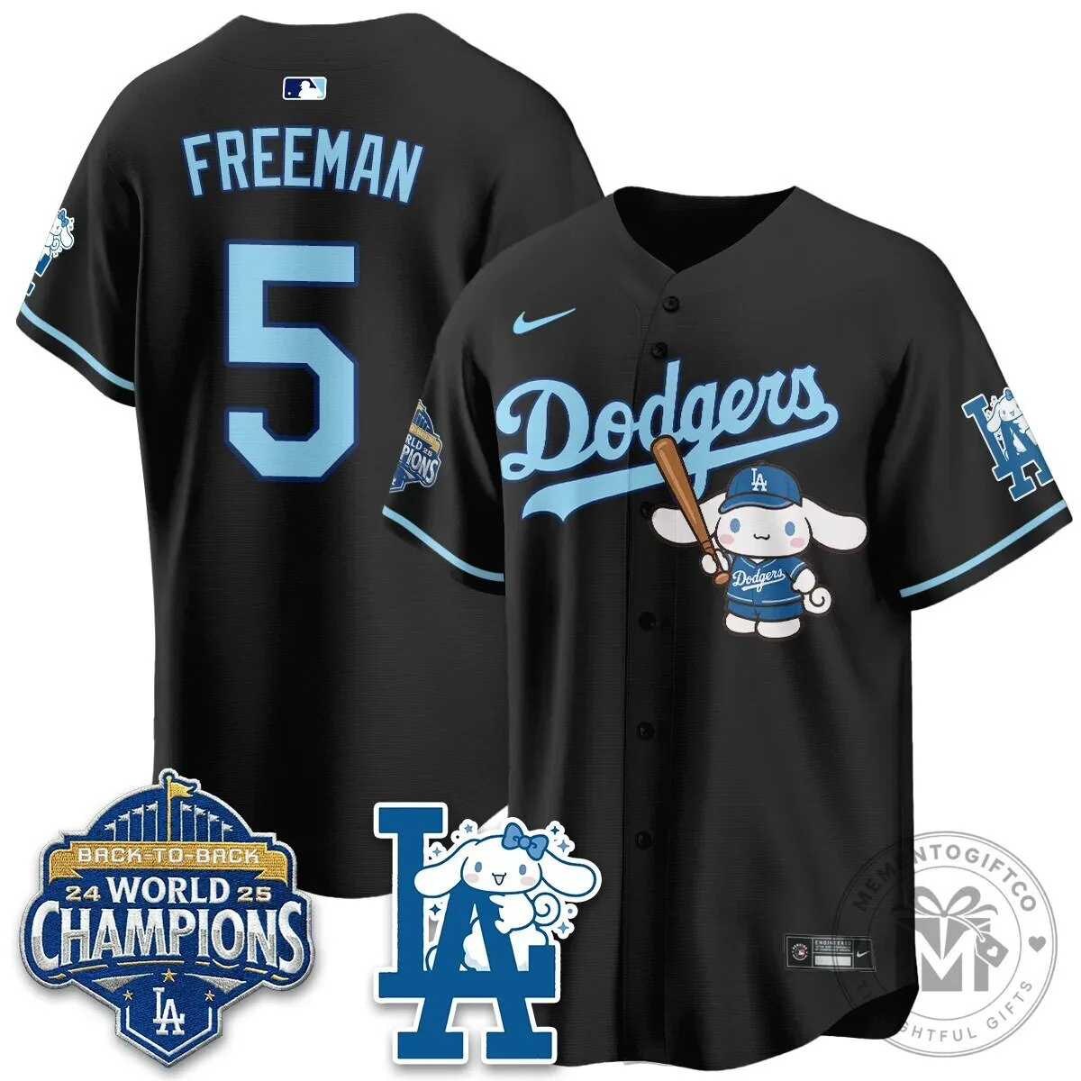 Los Angeles Dodgers Shohei Ohtani Cinnamoroll Edition Baseball Jersey 66 Los Angeles Dodgers Shohei Ohtani Cinnamoroll Edition Baseball Jersey