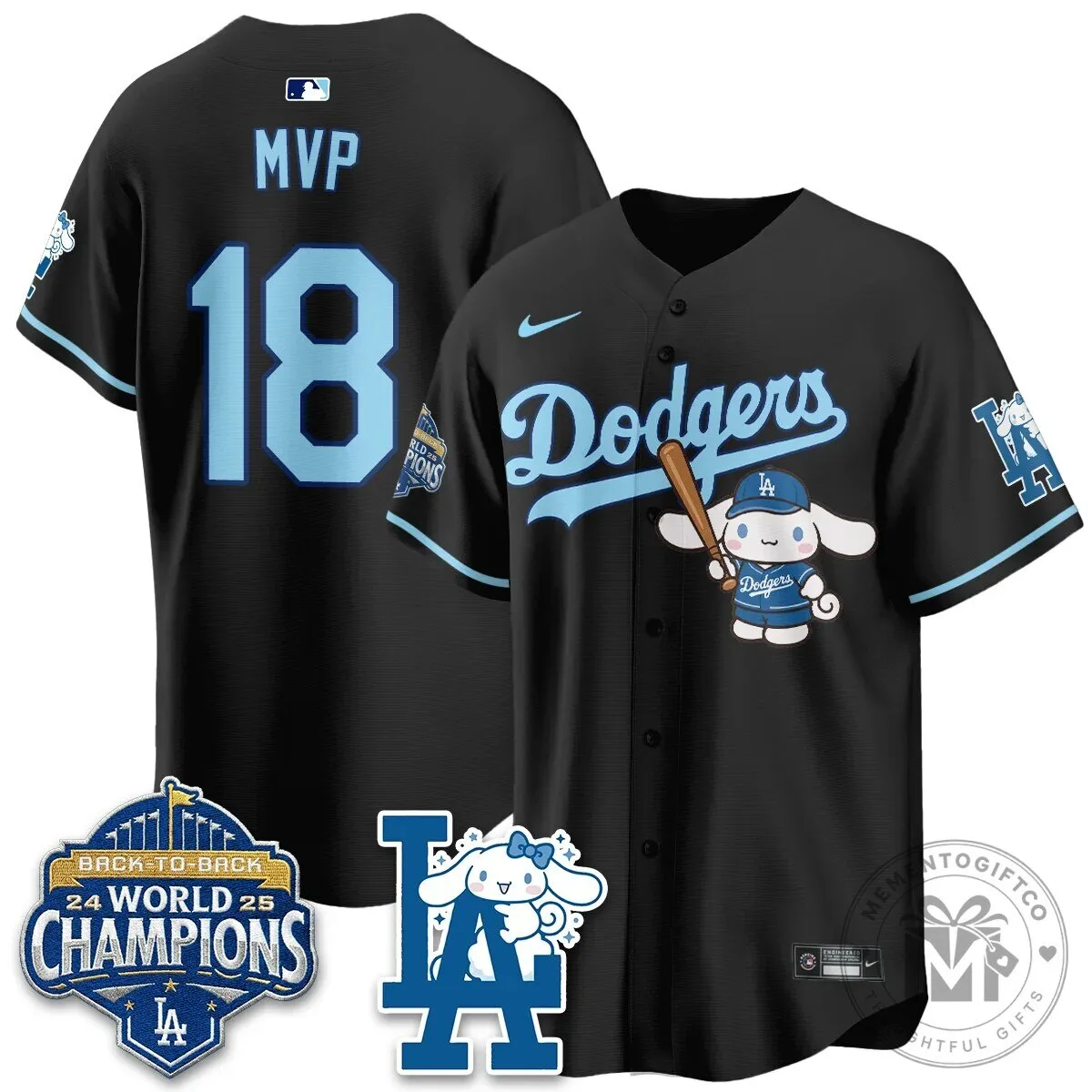 Los Angeles Dodgers Shohei Ohtani Cinnamoroll Edition Baseball Jersey 70 Los Angeles Dodgers Shohei Ohtani Cinnamoroll Edition Baseball Jersey