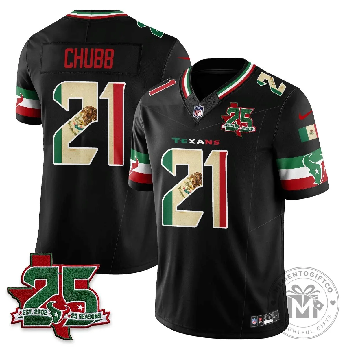 C.J. Stroud Houston Texans Jersey - 25 Seasons, Mexico Style Football Apparel 52 C.J. Stroud Houston Texans Jersey - 25 Seasons, Mexico Style Football Apparel