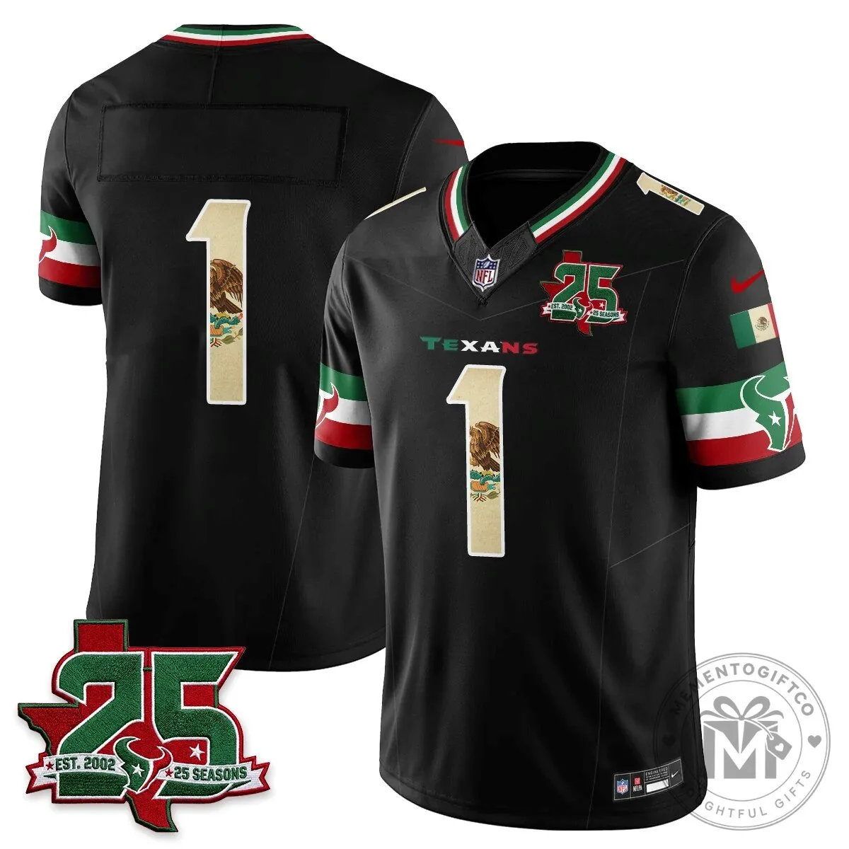 C.J. Stroud Houston Texans Jersey - 25 Seasons, Mexico Style Football Apparel 60 C.J. Stroud Houston Texans Jersey - 25 Seasons, Mexico Style Football Apparel