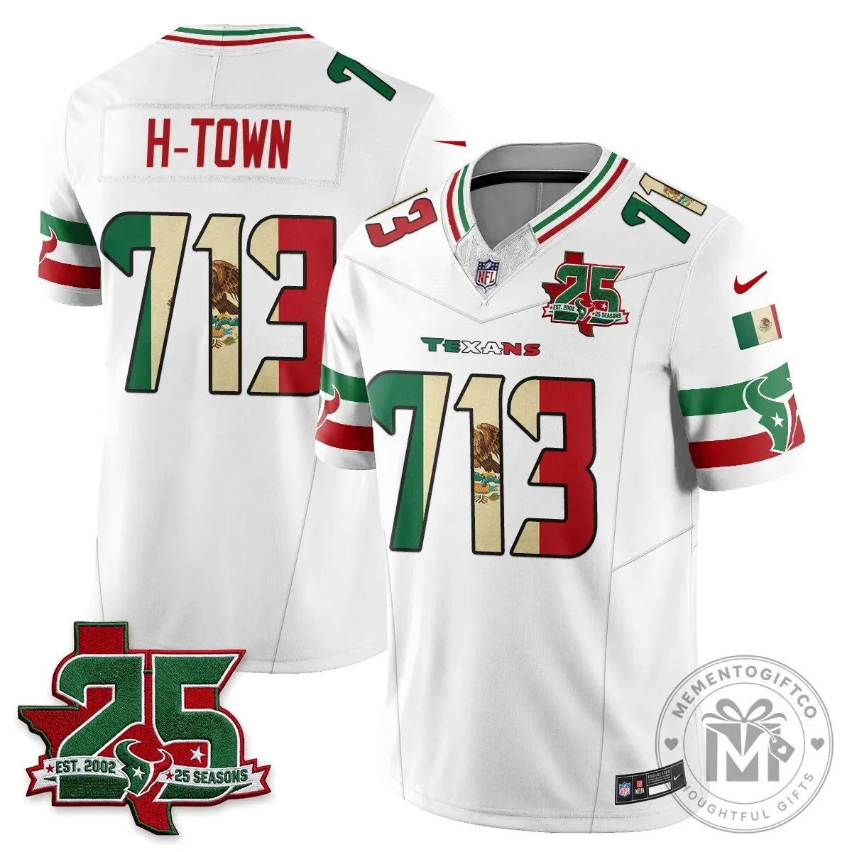 C.J. Stroud Houston Texans Jersey - 25 Seasons, Mexico Style Football Apparel 73 C.J. Stroud Houston Texans Jersey - 25 Seasons, Mexico Style Football Apparel