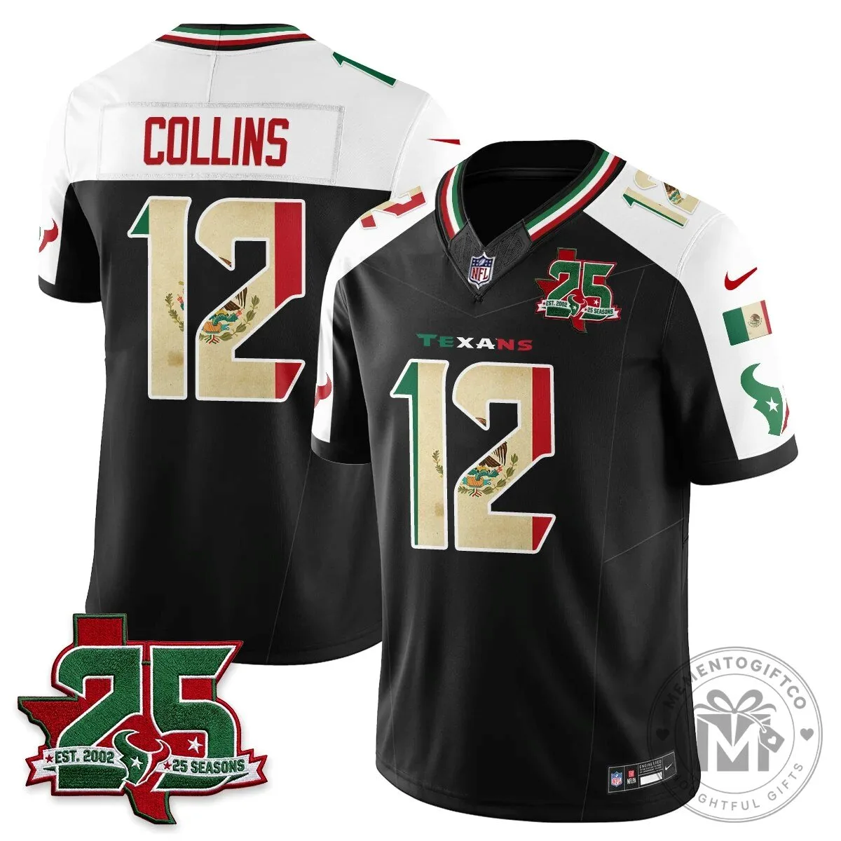 C.J. Stroud Houston Texans Jersey - 25 Seasons, Mexico Style Football Apparel 75 C.J. Stroud Houston Texans Jersey - 25 Seasons, Mexico Style Football Apparel