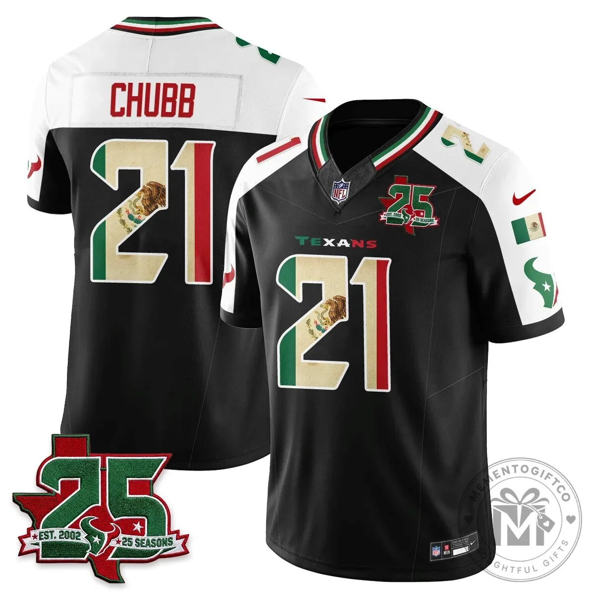 C.J. Stroud Houston Texans Jersey - 25 Seasons, Mexico Style Football Apparel 76 C.J. Stroud Houston Texans Jersey - 25 Seasons, Mexico Style Football Apparel