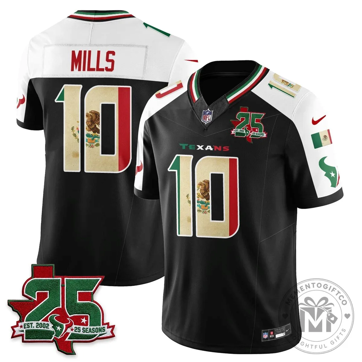 C.J. Stroud Houston Texans Jersey - 25 Seasons, Mexico Style Football Apparel 77 C.J. Stroud Houston Texans Jersey - 25 Seasons, Mexico Style Football Apparel