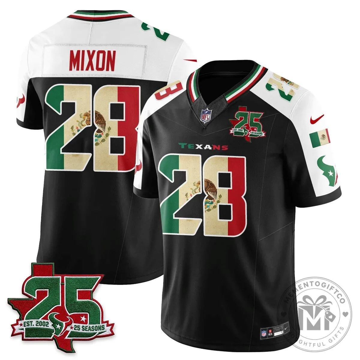 C.J. Stroud Houston Texans Jersey - 25 Seasons, Mexico Style Football Apparel 78 C.J. Stroud Houston Texans Jersey - 25 Seasons, Mexico Style Football Apparel