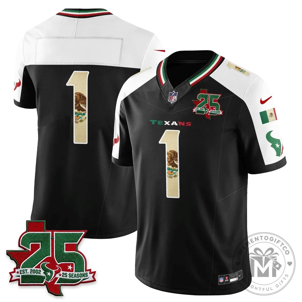 C.J. Stroud Houston Texans Jersey - 25 Seasons, Mexico Style Football Apparel 84 C.J. Stroud Houston Texans Jersey - 25 Seasons, Mexico Style Football Apparel