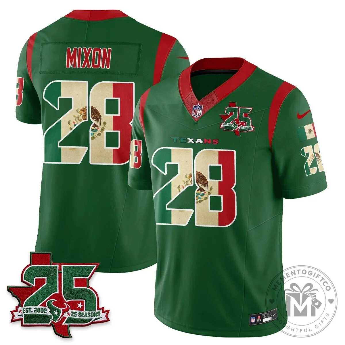 C.J. Stroud Houston Texans Jersey - 25 Seasons, Mexico Style Football Apparel 90 C.J. Stroud Houston Texans Jersey - 25 Seasons, Mexico Style Football Apparel