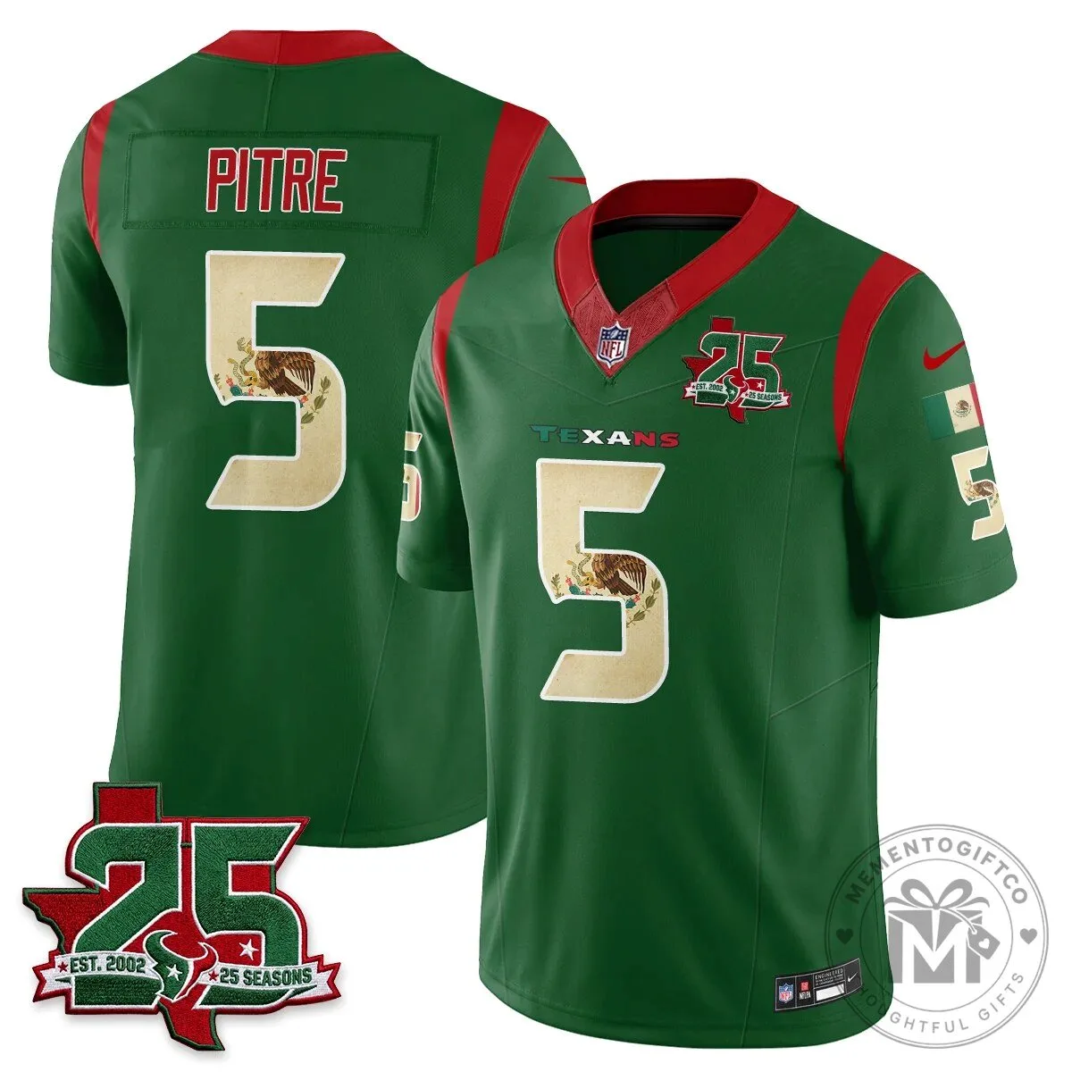 C.J. Stroud Houston Texans Jersey - 25 Seasons, Mexico Style Football Apparel 94 C.J. Stroud Houston Texans Jersey - 25 Seasons, Mexico Style Football Apparel