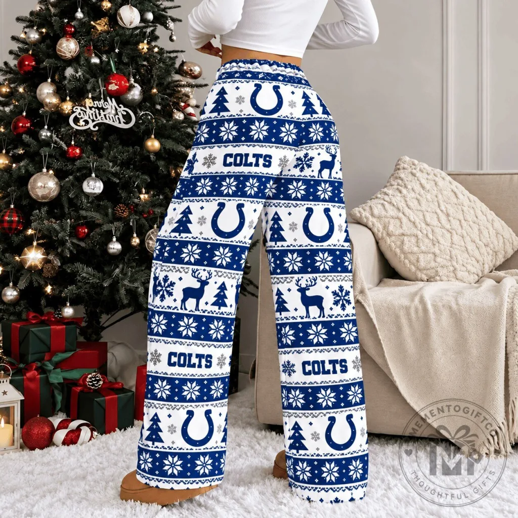 Indianapolis Colts NFL Christmas Holiday Ugly Sweater Style Pants Indianapolis Colts NFL Christmas Holiday Ugly Sweater Style Pants