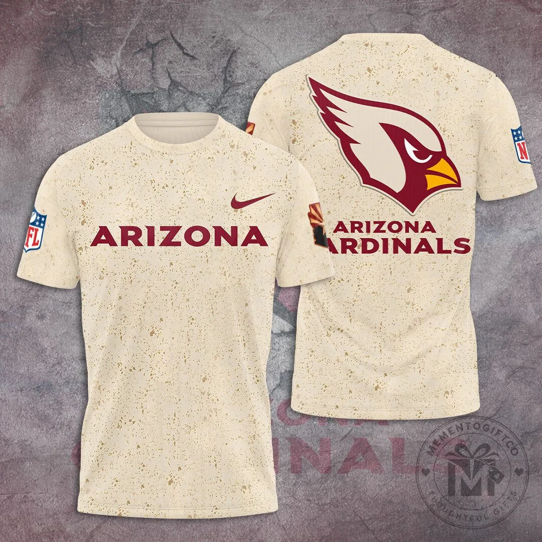 Arizona Cardinals NFL Football Team Fan Gear Short Sleeve T-Shirt