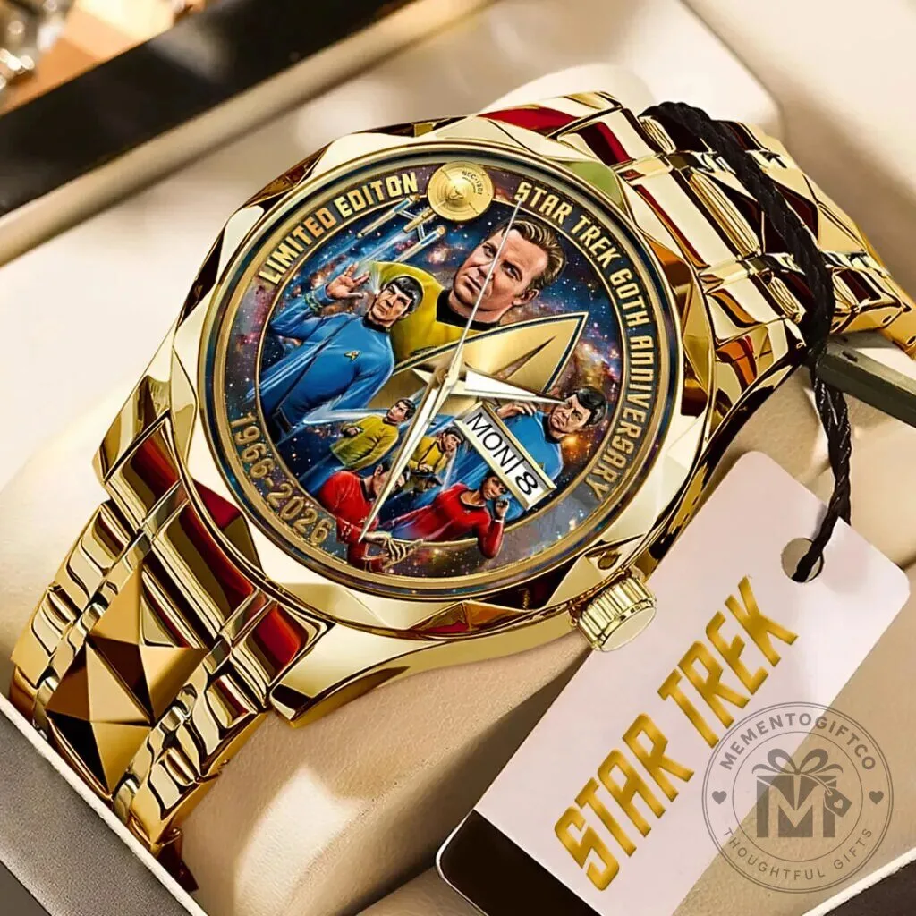Limited Edition Gold Quartz Watch for the 60th Anniversary of Star Trek