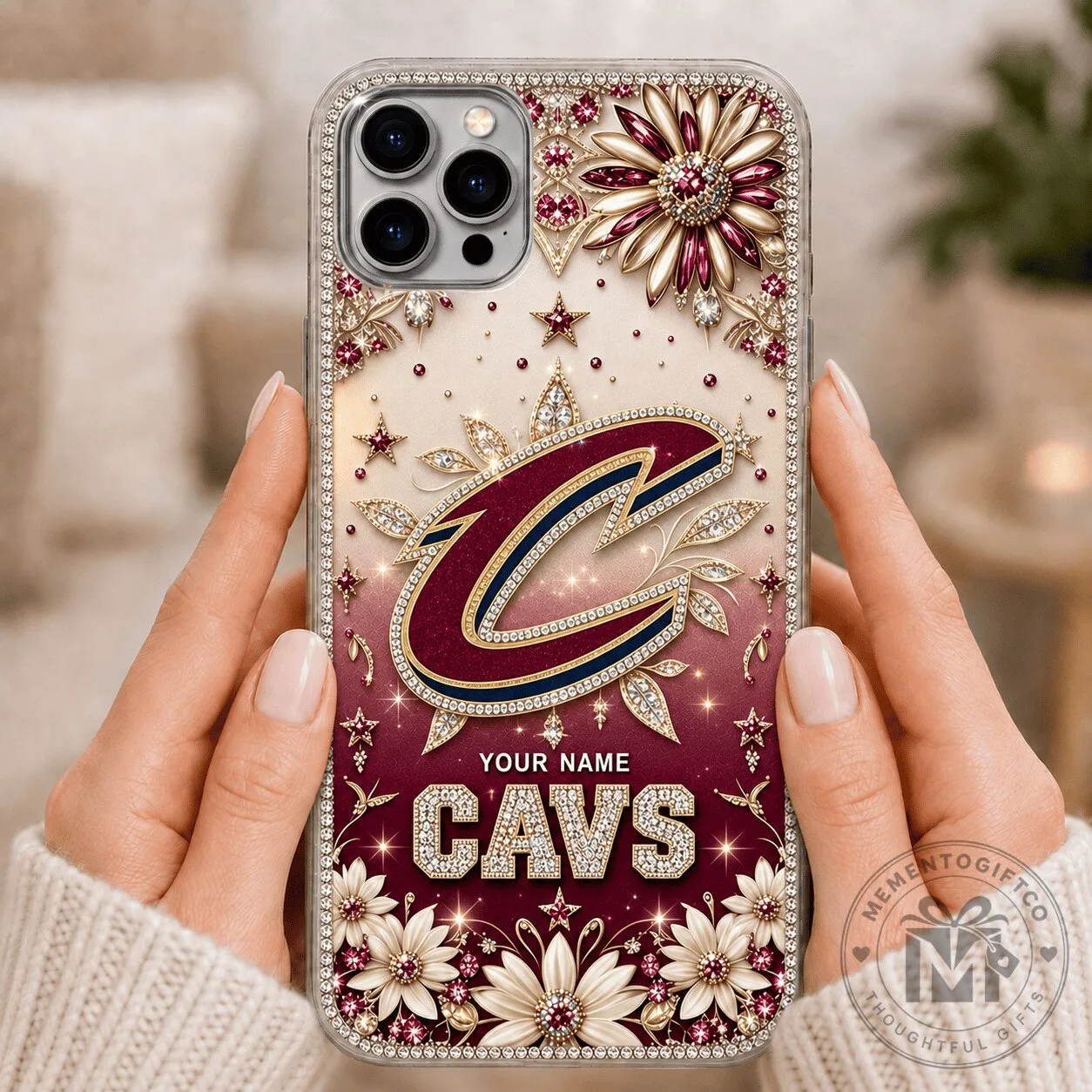 Cleveland Cavaliers NBA Basketball Team Personalized Custom Name Phone Case