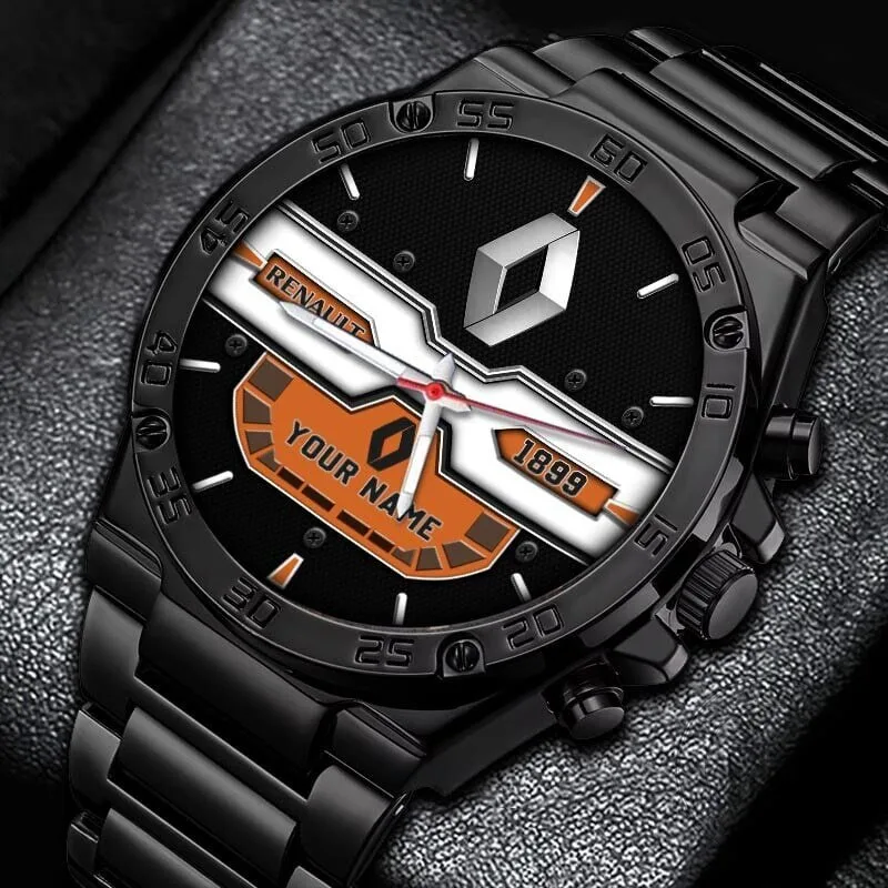 Renault Custom Name Black Stainless Steel Watch for Men and Women 13 Renault Custom Name Black Stainless Steel Watch for Men and Women