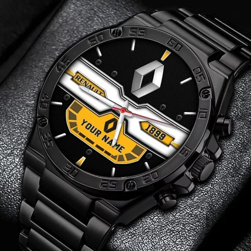 Renault Custom Name Black Stainless Steel Watch for Men and Women 15 Renault Custom Name Black Stainless Steel Watch for Men and Women