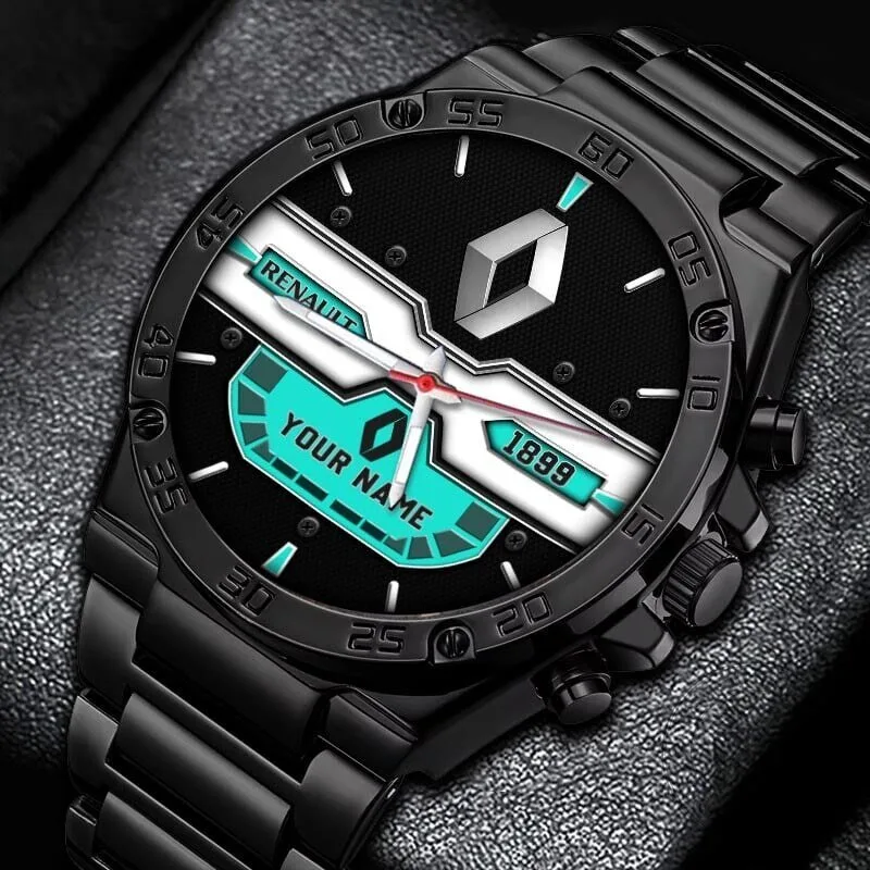 Renault Custom Name Black Stainless Steel Watch for Men and Women 17 Renault Custom Name Black Stainless Steel Watch for Men and Women