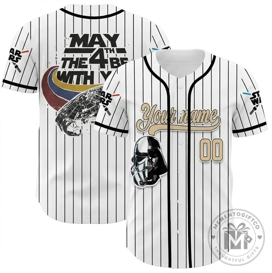 Star Wars Millennium Falcon Baseball Jersey - Celebrate May The Fourth!