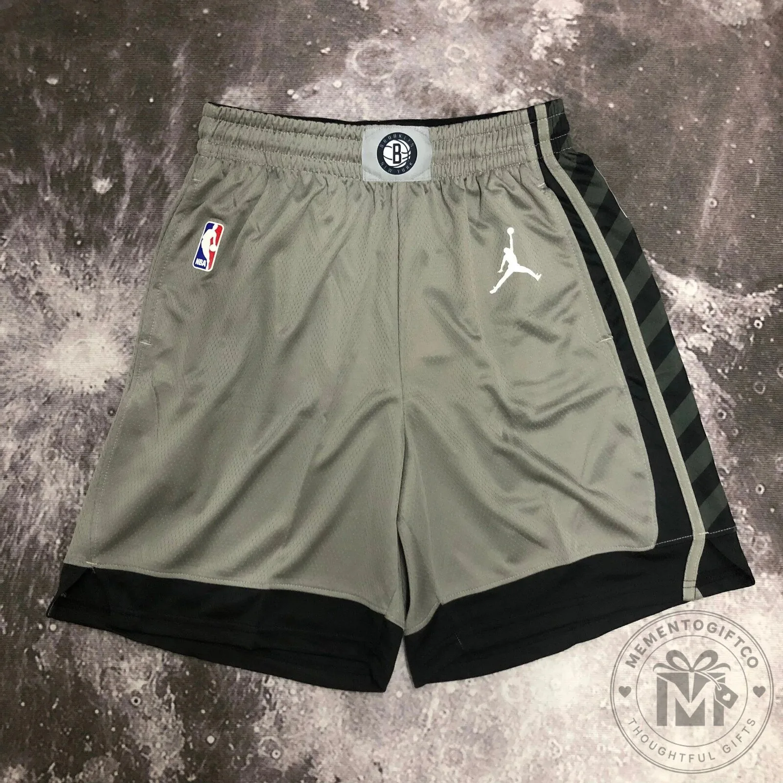 Brooklyn Nets Statement Edition Gray Basketball Shorts