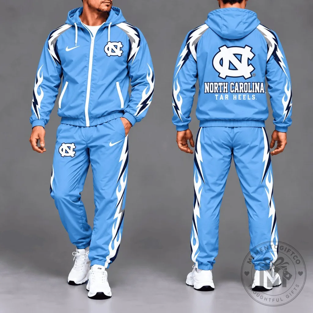 North Carolina Tar Heels NCAA Elevate Performance Full-Zip Hoodie Tracksuit North Carolina Tar Heels NCAA Elevate Performance Full-Zip Hoodie Tracksuit