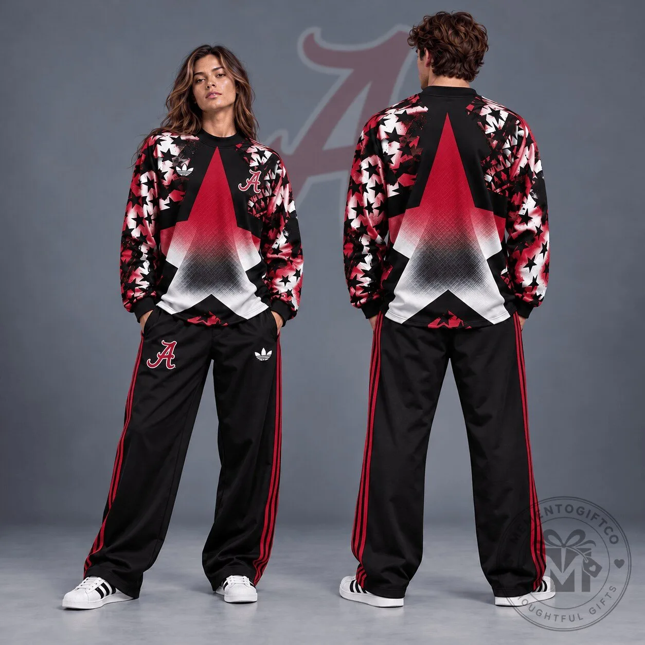 Alabama Crimson Tide Starburst Athletic Crewneck Sweatshirt
