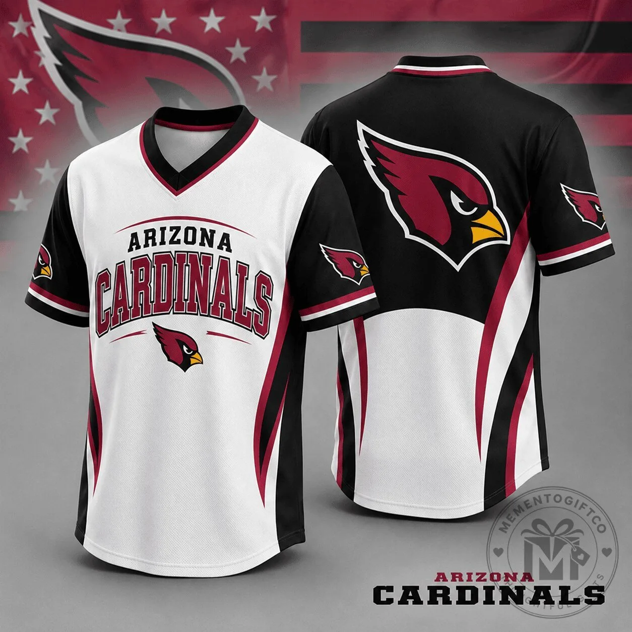 Arizona Cardinals Football Team Spirit White Black Red Fan Jersey 2 Arizona Cardinals Football Team Spirit White Black Red Fan Jersey