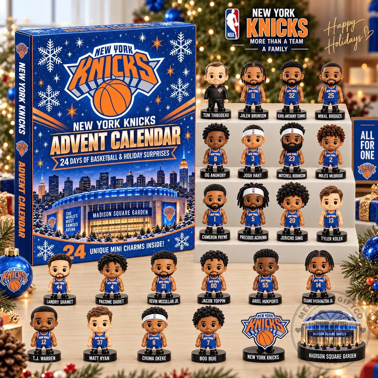 New York Knicks NBA Basketball 24 Days of Basketball Advent Calendar Blind Box