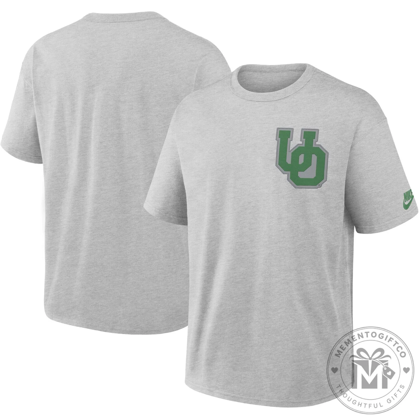Oregon Ducks Nike Legacy Max90 Short Sleeve Gray T-Shirt