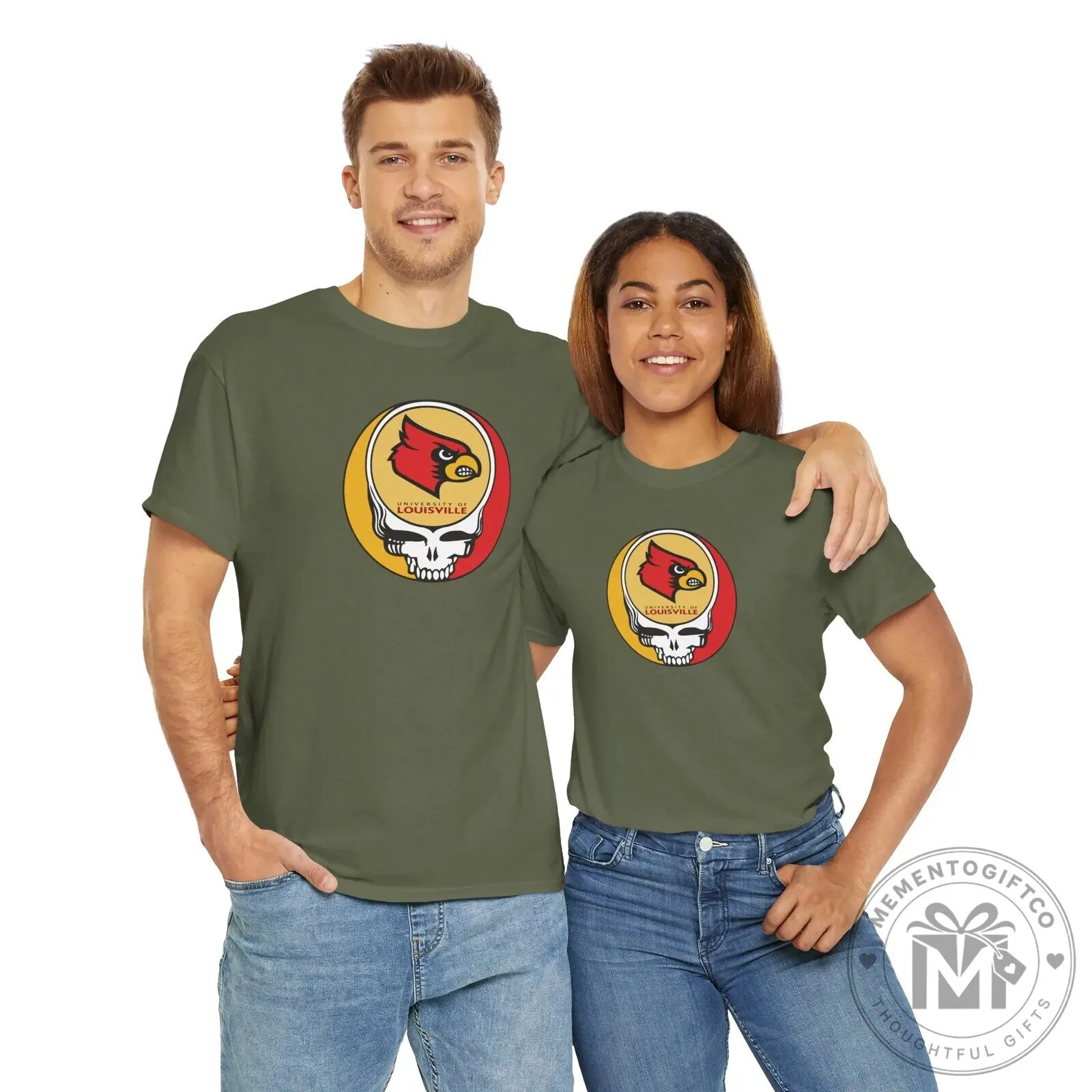 University of Louisville Cardinals Grateful Dead Steal Your Face T-Shirt 3 University of Louisville Cardinals Grateful Dead Steal Your Face T-Shirt