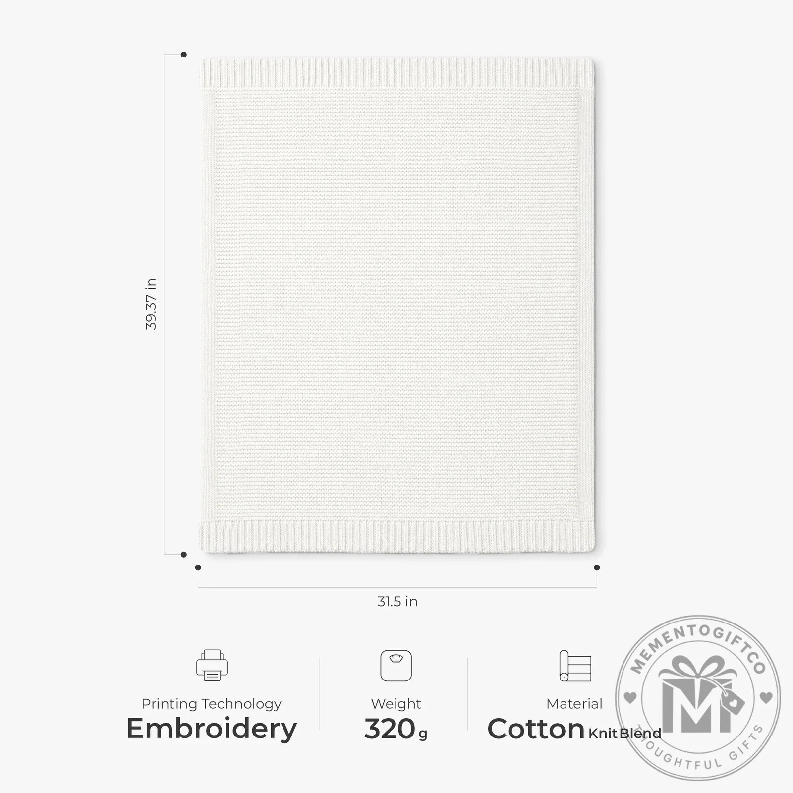 Personalized Pet Portrait Embroidered Baby Blanket for Newborns 12 Personalized Pet Portrait Embroidered Baby Blanket for Newborns
