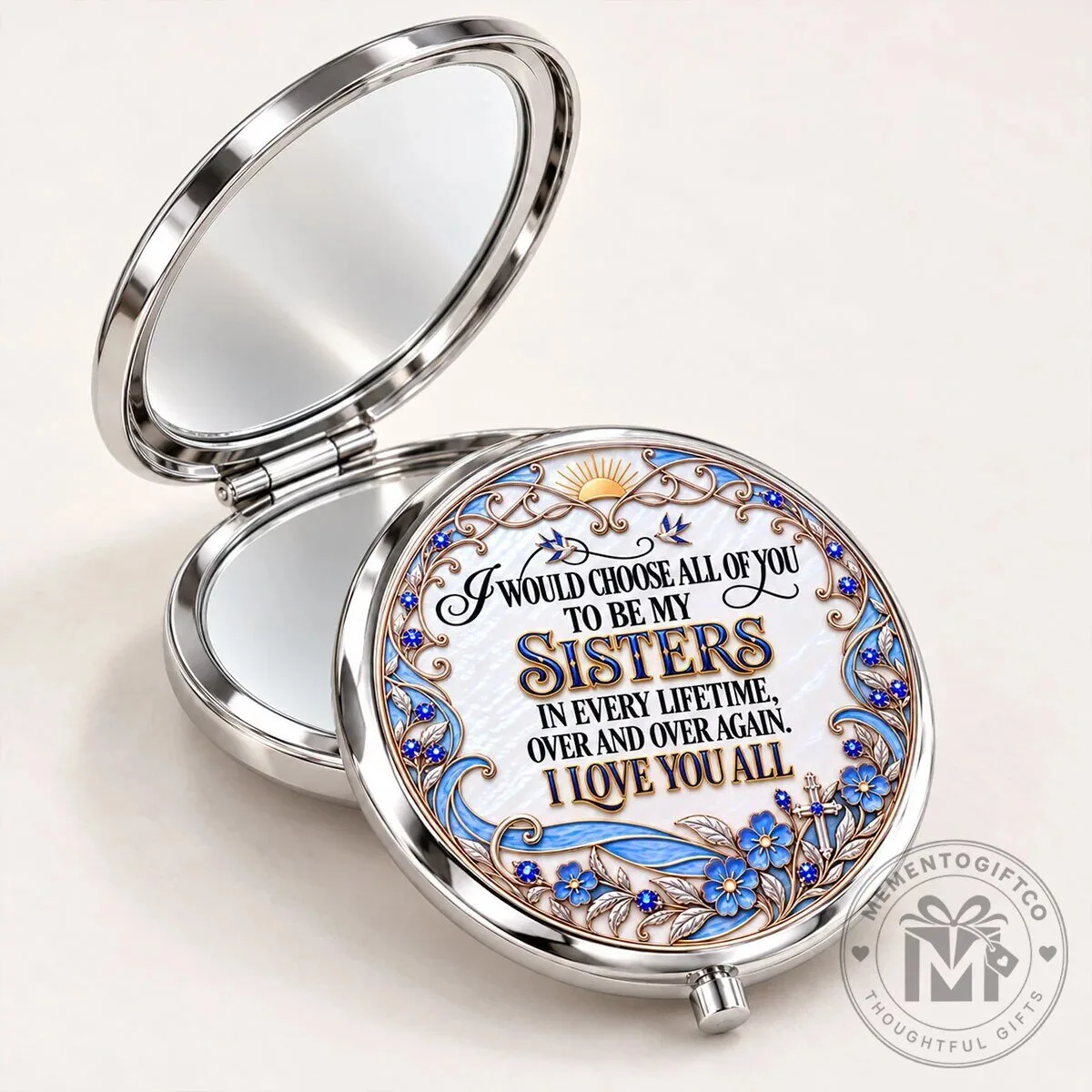 Personalized Sisters Chosen In Every Lifetime Compact Mirror 10 Personalized Sisters Chosen In Every Lifetime Compact Mirror