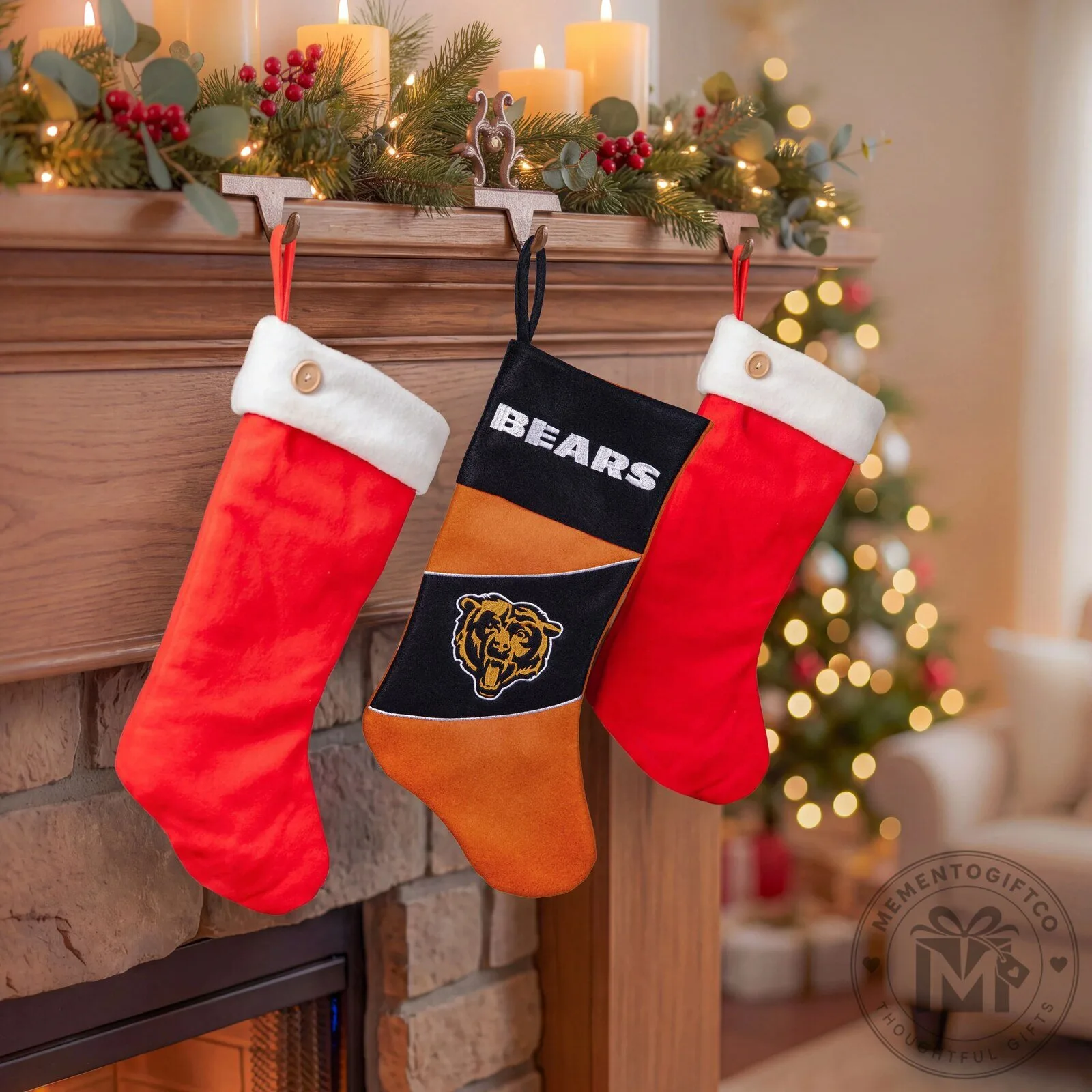 Chicago Bears NFL Football Team Christmas Stocking 7 Chicago Bears NFL Football Team Christmas Stocking