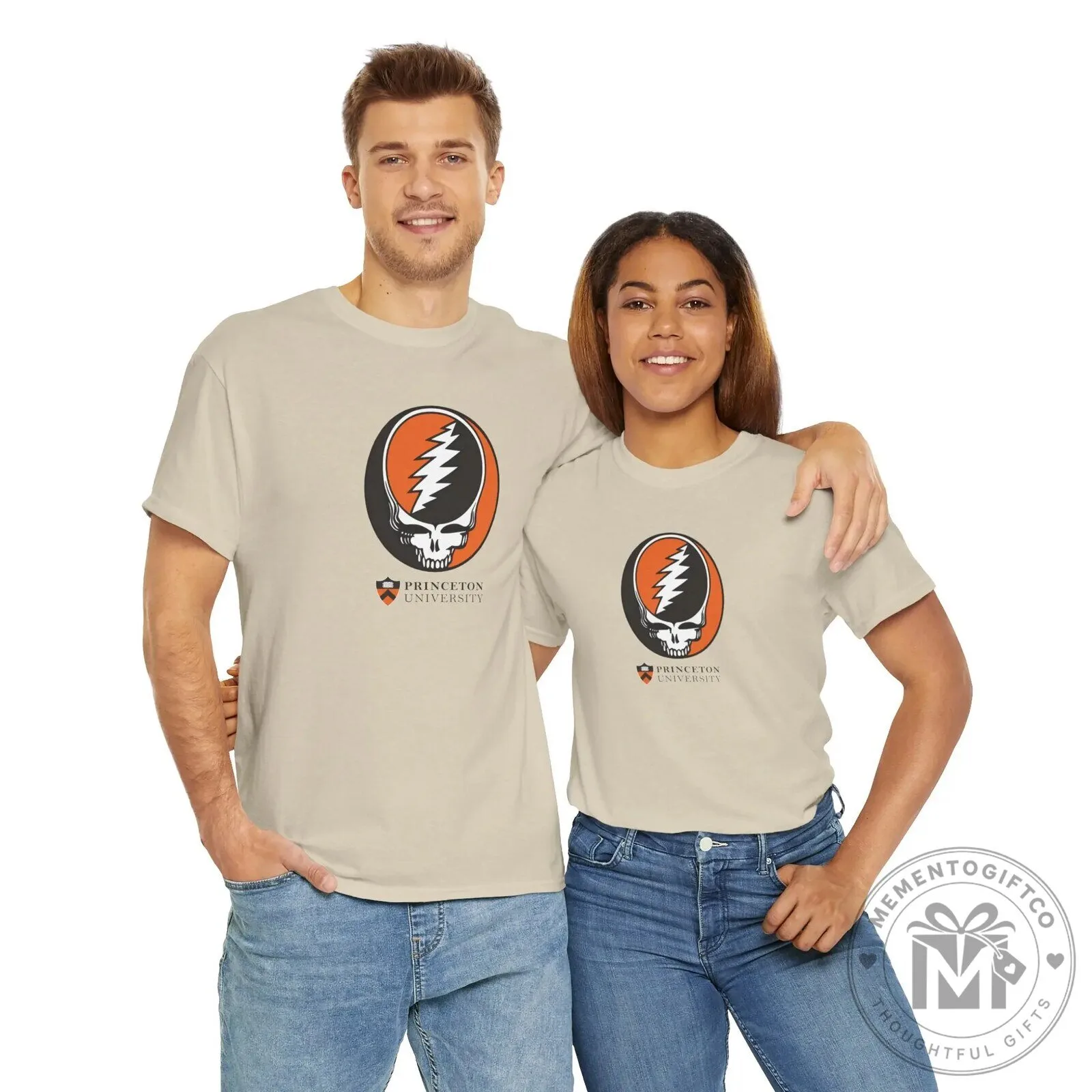 Princeton University Grateful Dead Steal Your Face Logo Short Sleeve T-Shirt 2 Princeton University Grateful Dead Steal Your Face Logo Short Sleeve T-Shirt
