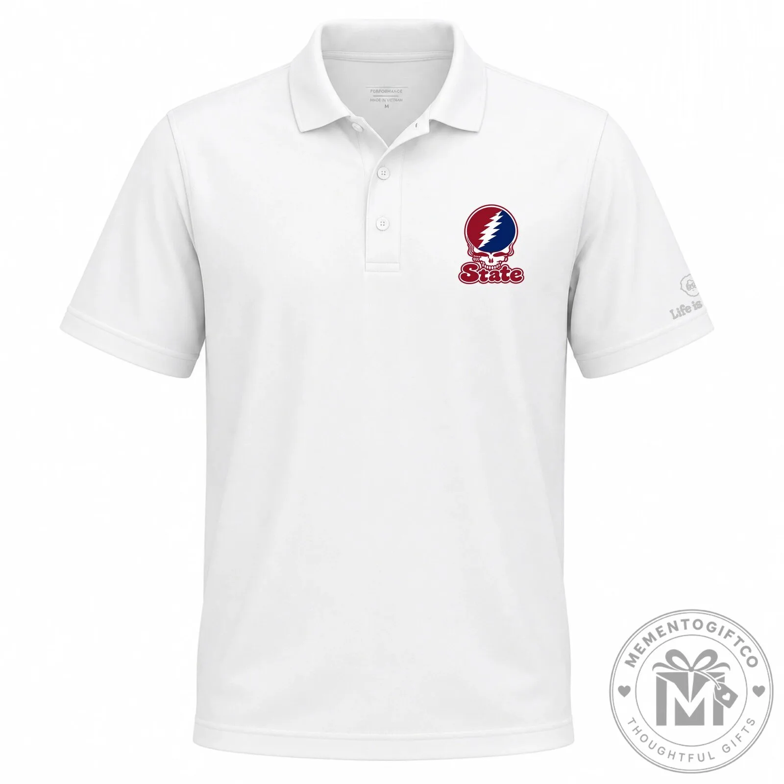 Grateful Dead Steal Your Face South Carolina State University Polo Shirt 11 Grateful Dead Steal Your Face South Carolina State University Polo Shirt