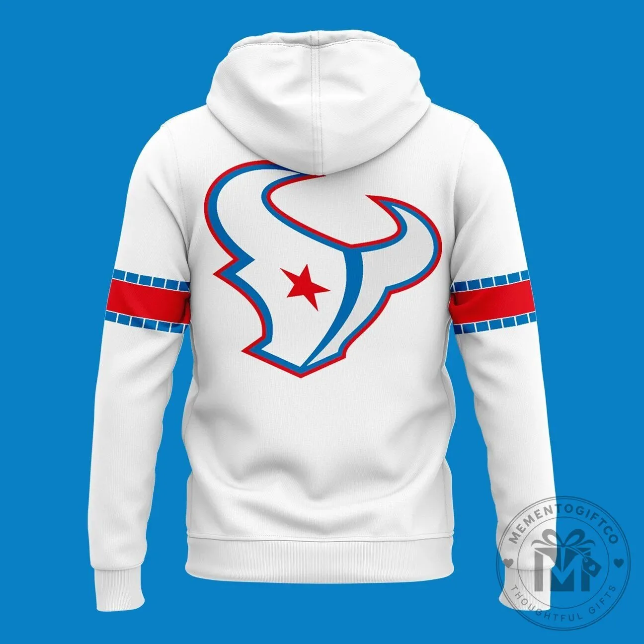 Houston Texans NFL Football Team White Fan Hoodie 13 Houston Texans NFL Football Team White Fan Hoodie