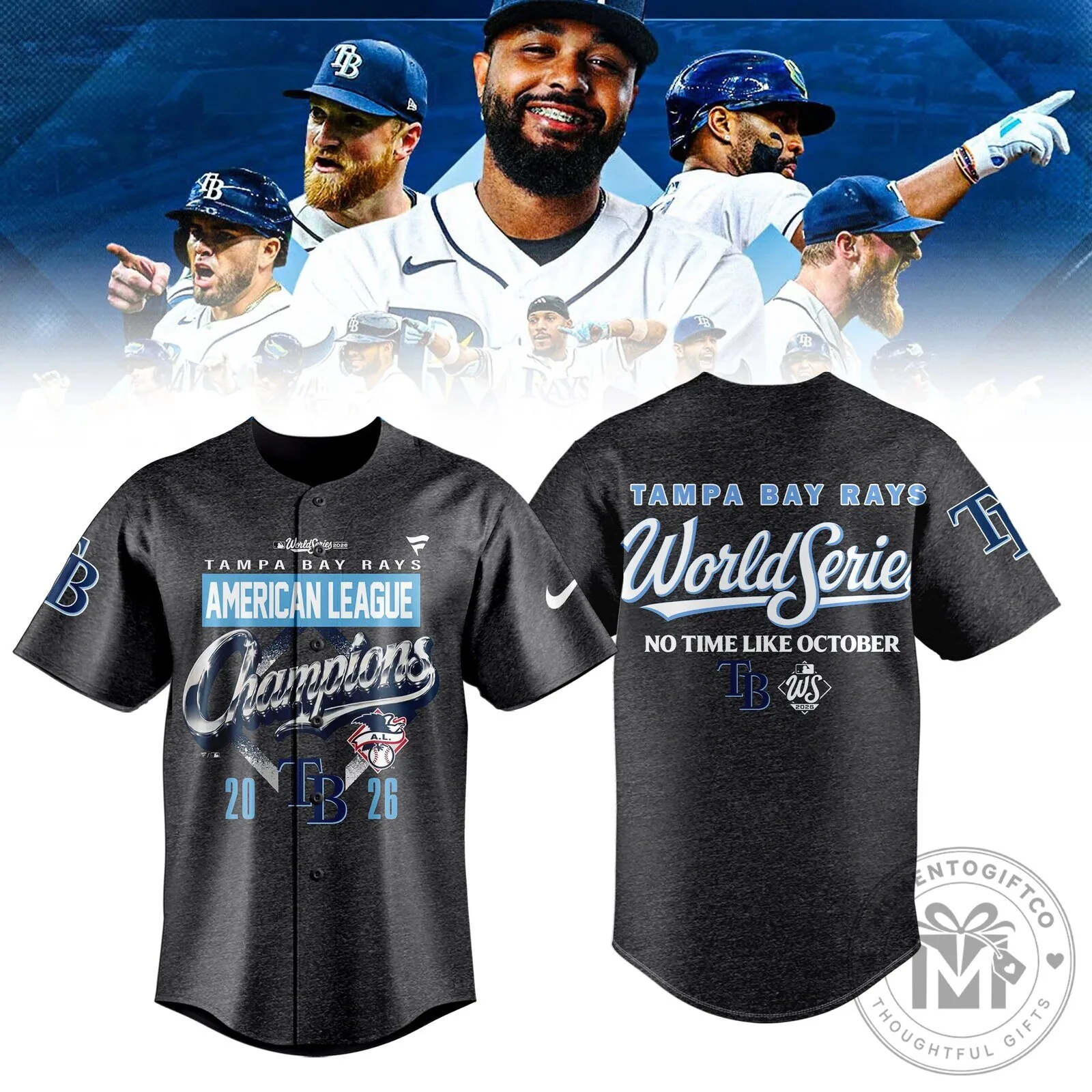 2026 American League Champions Jersey for Baseball Fans of the Tampa Bay Rays 1 2026 American League Champions Jersey for Baseball Fans of the Tampa Bay Rays