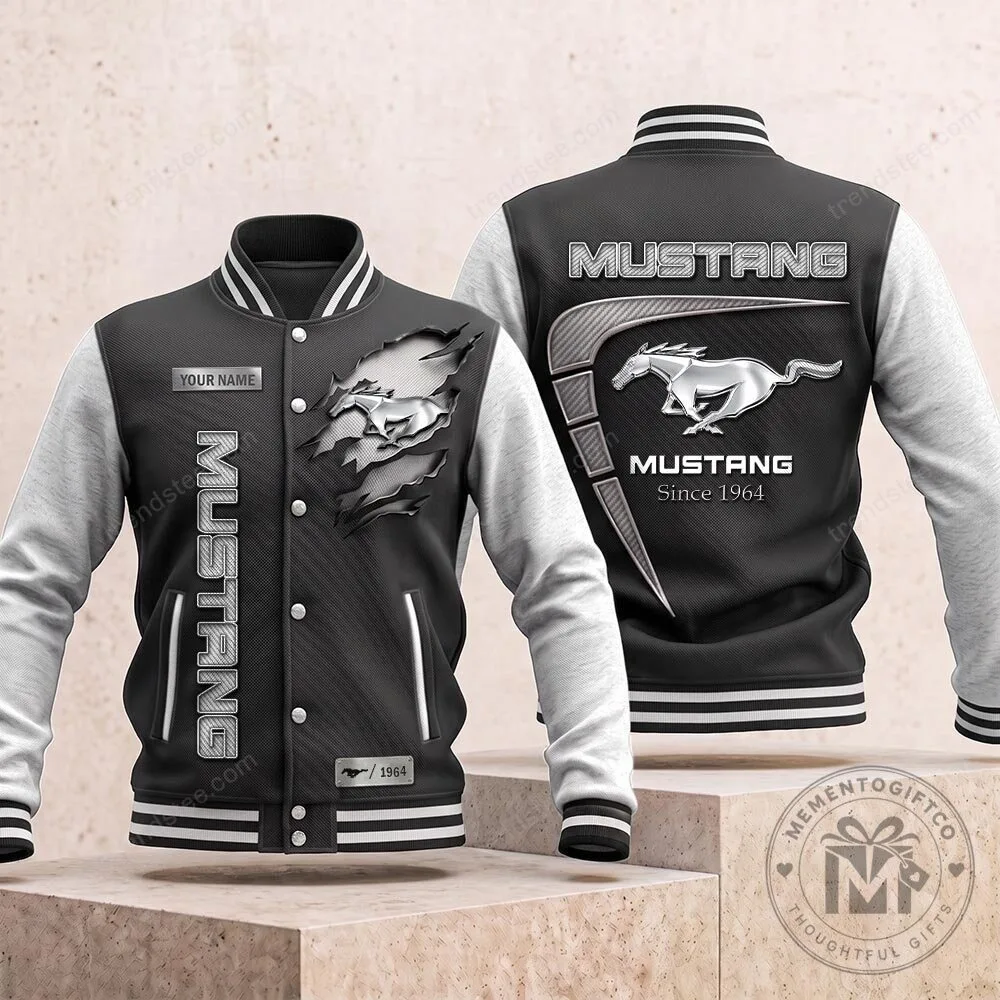 Ford Mustang Since 1964 Car Racing Varsity Jacket