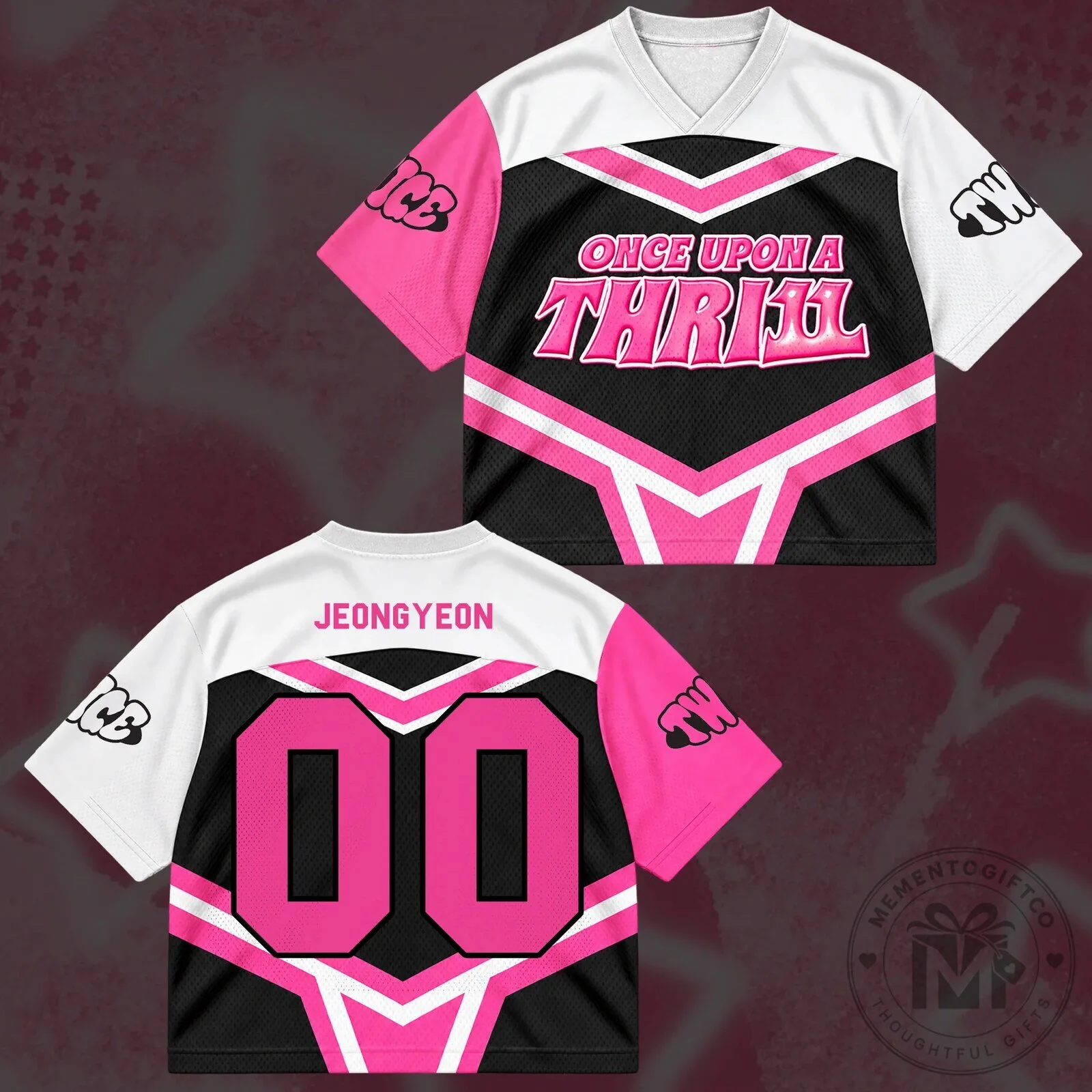 TWICE Once Upon A Thrill 11th Anniversary Cheerleader Jersey 15 TWICE Once Upon A Thrill 11th Anniversary Cheerleader Jersey