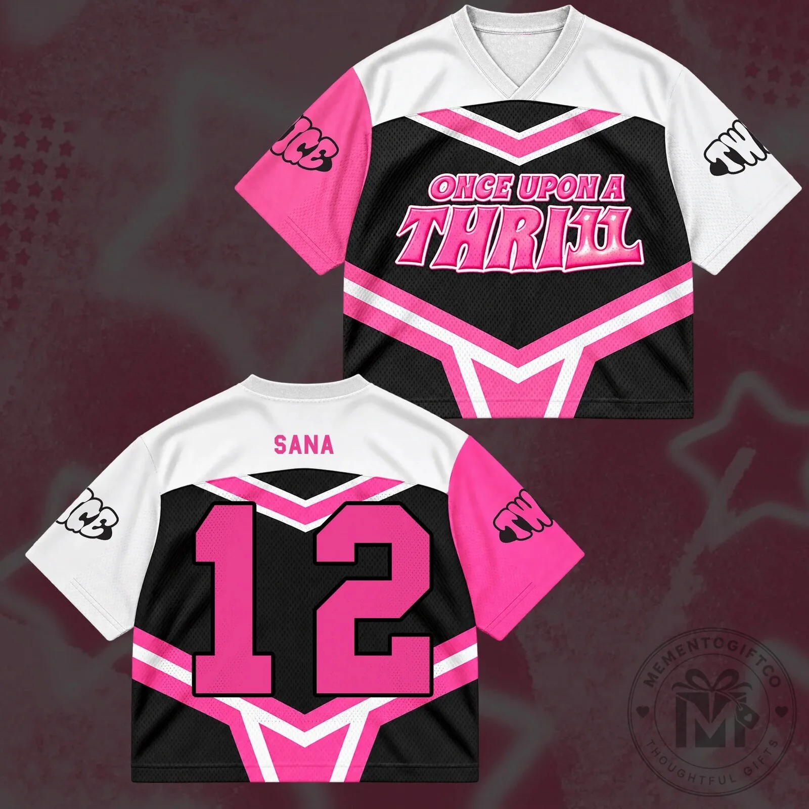 TWICE Once Upon A Thrill 11th Anniversary Cheerleader Jersey 20 TWICE Once Upon A Thrill 11th Anniversary Cheerleader Jersey