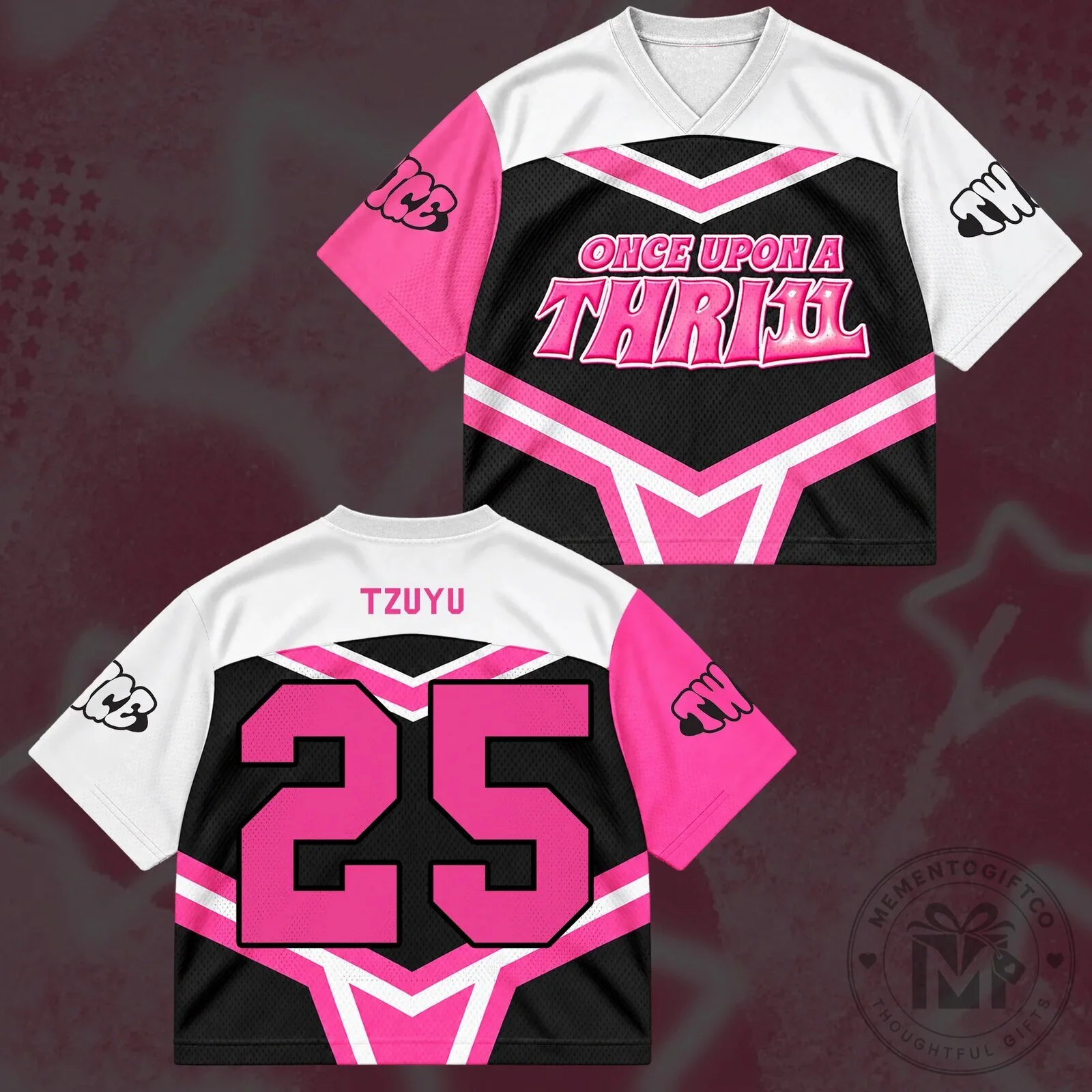 TWICE Once Upon A Thrill 11th Anniversary Cheerleader Jersey 21 TWICE Once Upon A Thrill 11th Anniversary Cheerleader Jersey