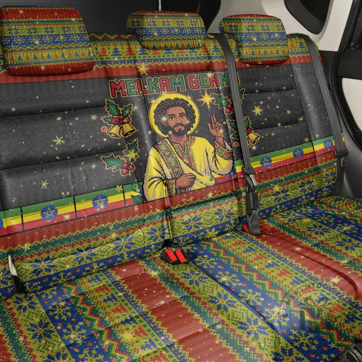 Ethiopian Melkam Genna Jesus Christmas Holiday Car Seat Cover 9 Ethiopian Melkam Genna Jesus Christmas Holiday Car Seat Cover