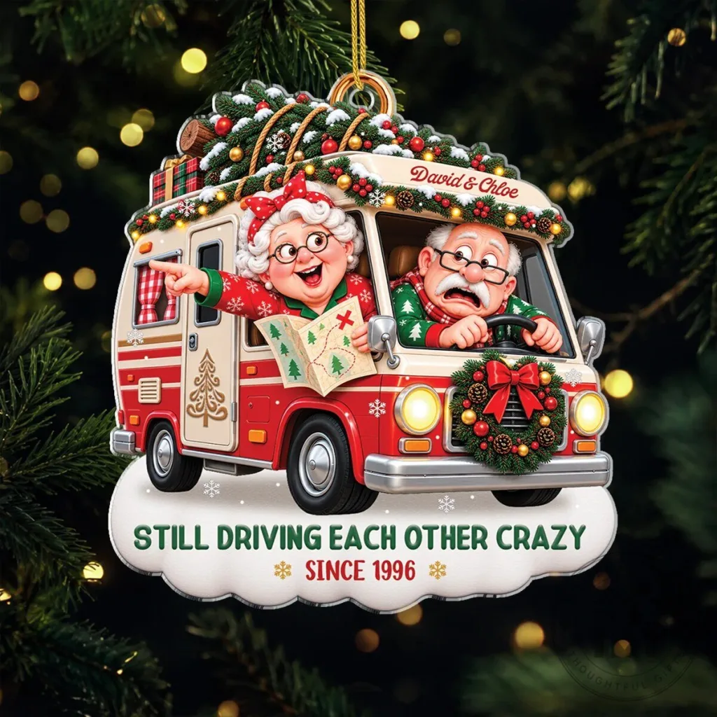 Still Driving Each Other Crazy Personalized Christmas Camper Ornament Still Driving Each Other Crazy Personalized Christmas Camper Ornament