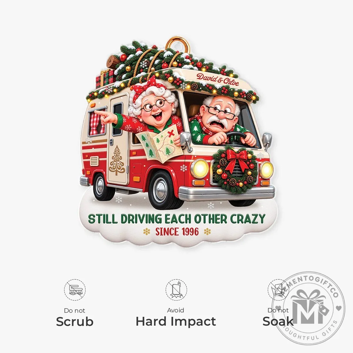Still Driving Each Other Crazy Personalized Christmas Camper Ornament 14 Still Driving Each Other Crazy Personalized Christmas Camper Ornament
