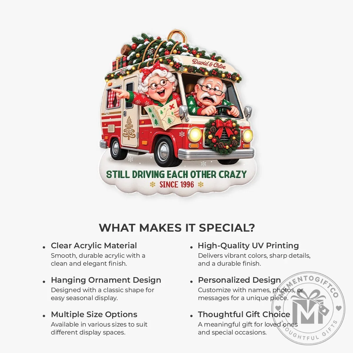 Still Driving Each Other Crazy Personalized Christmas Camper Ornament 15 Still Driving Each Other Crazy Personalized Christmas Camper Ornament