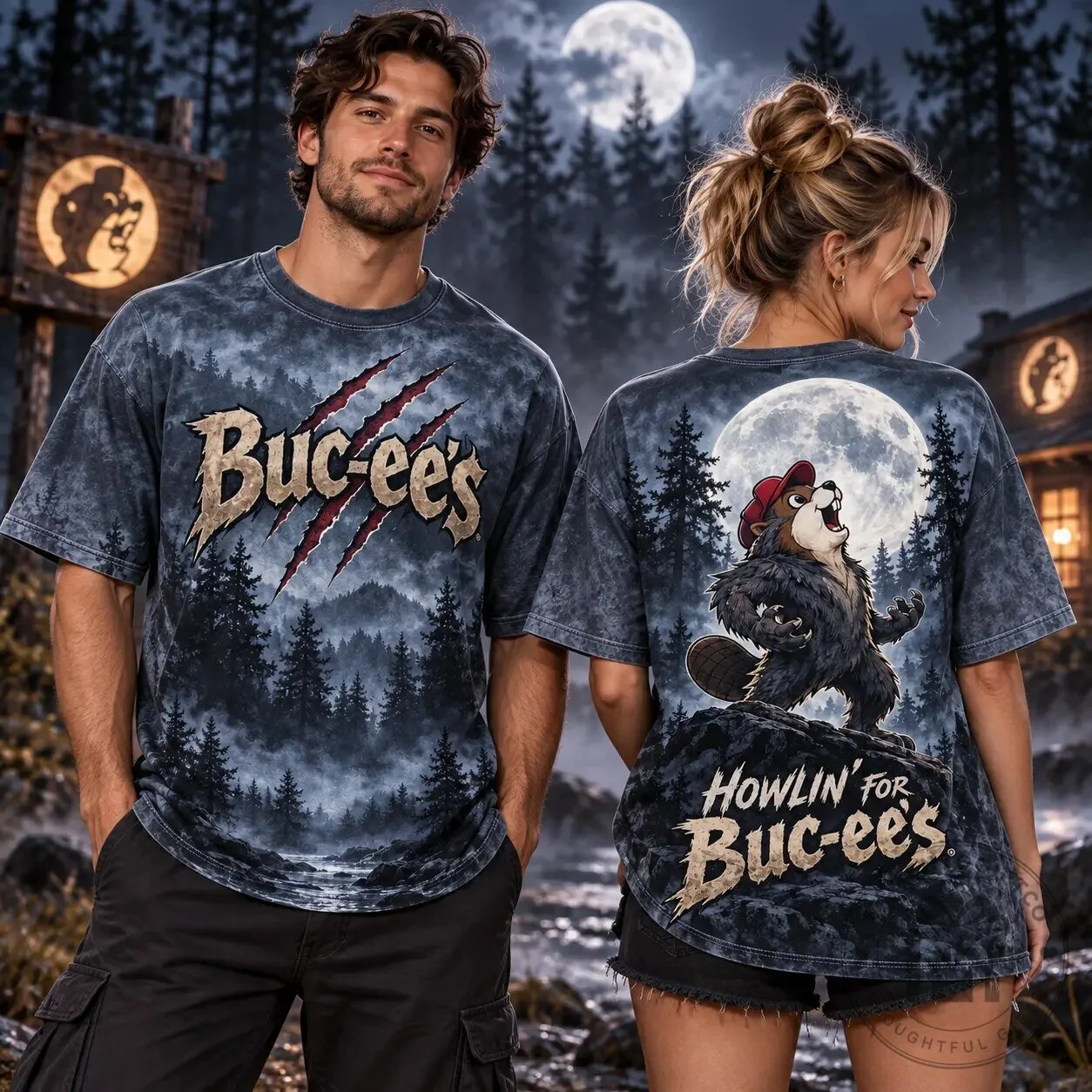 Buc-ee's Howlin' For Buc-ee's Werewolf Moon T-Shirt 7 Buc-ee