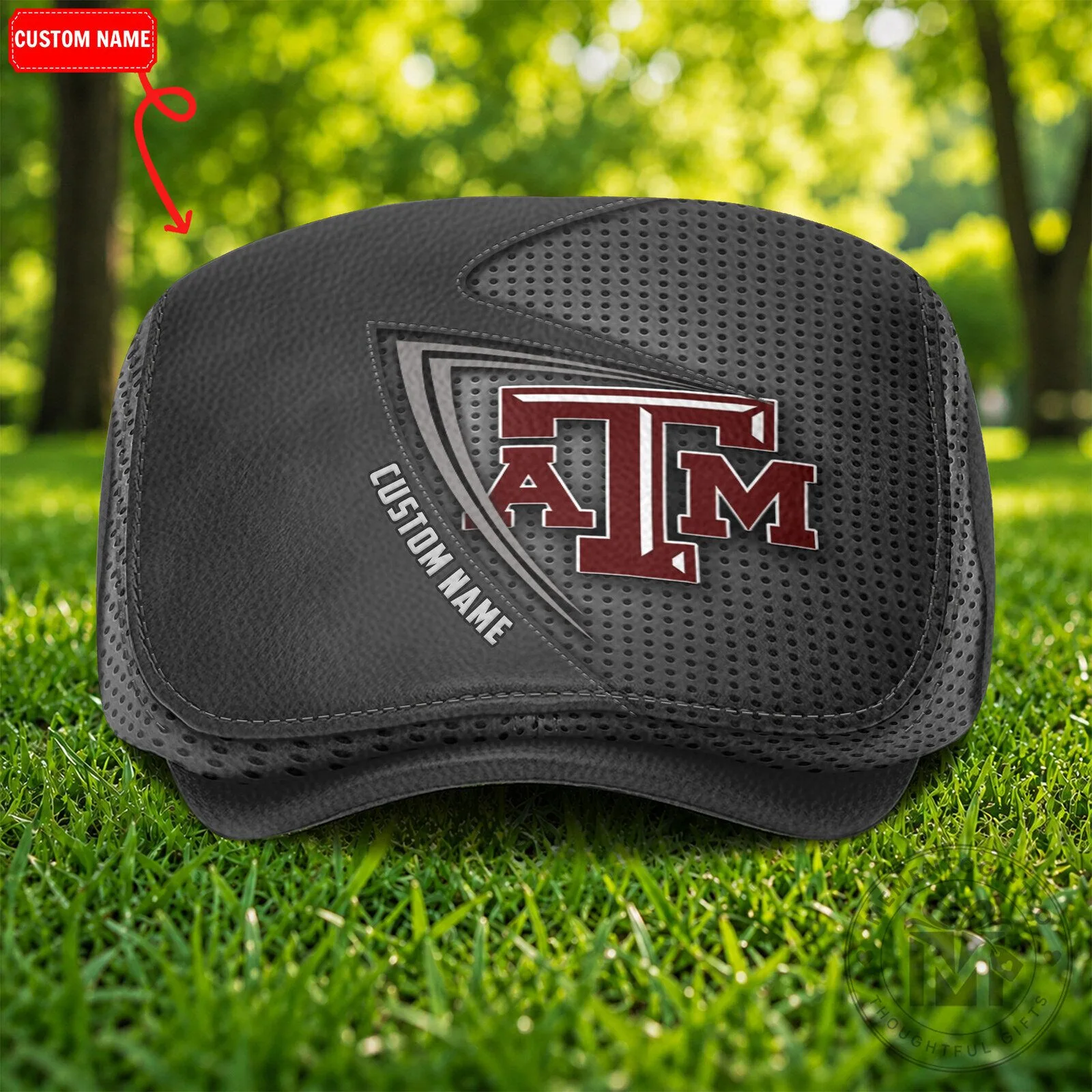 Texas A&M Aggies NCAA Golf Flat Cap, Custom Name Golf Hat 10 Texas A&M Aggies NCAA Golf Flat Cap, Custom Name Golf Hat
