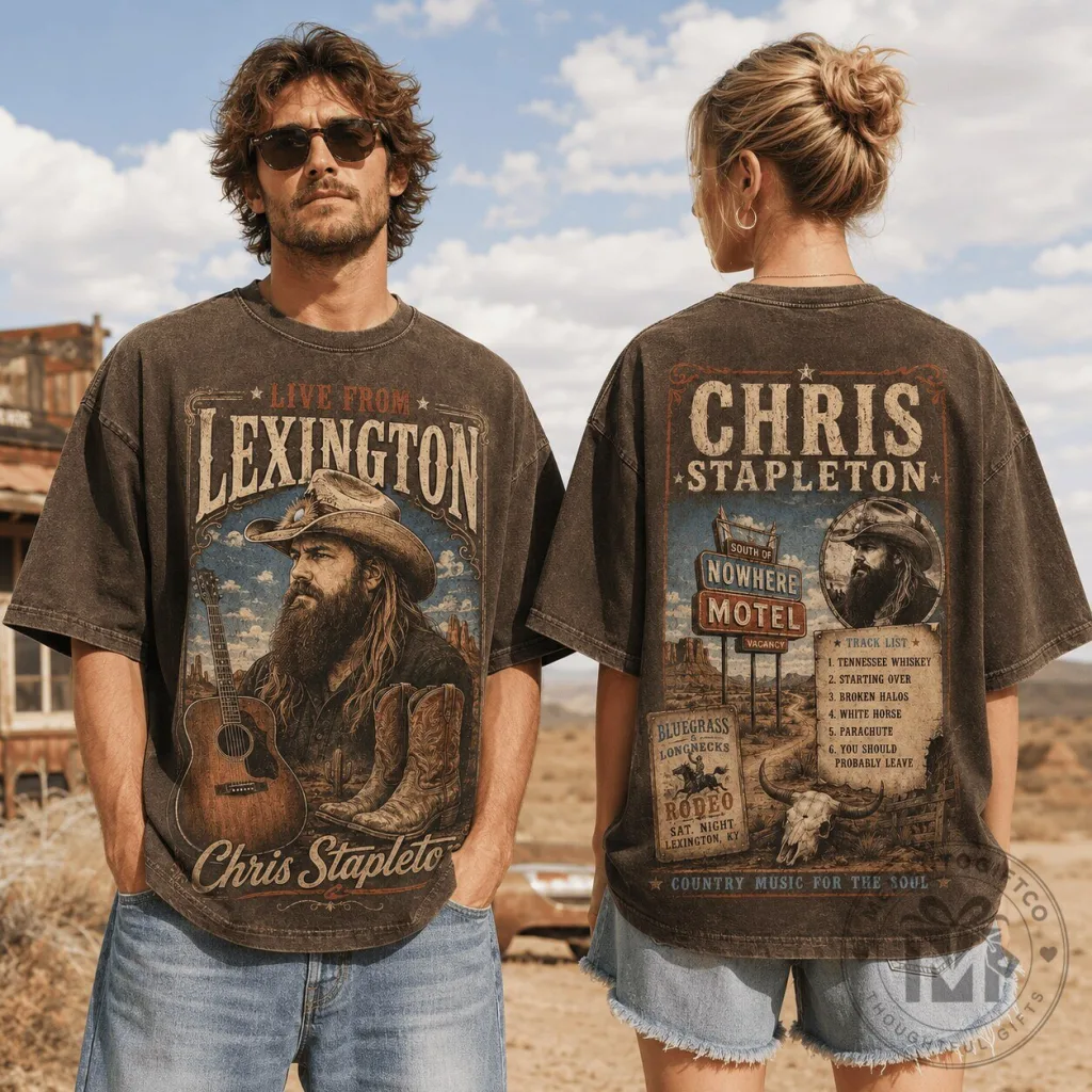 Chris Stapleton Live From Lexington Country Music Concert Tour T-Shirt Chris Stapleton Live From Lexington Country Music Concert Tour T-Shirt
