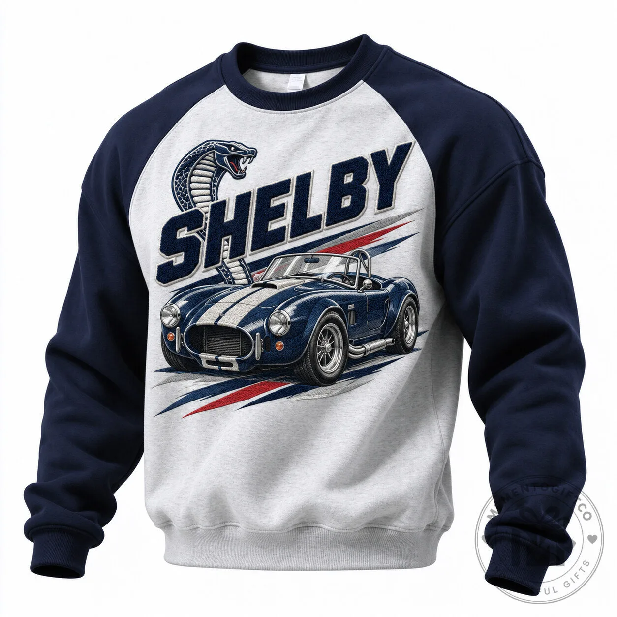 Shelby Cobra Sports Car Racing Crewneck Sweatshirt